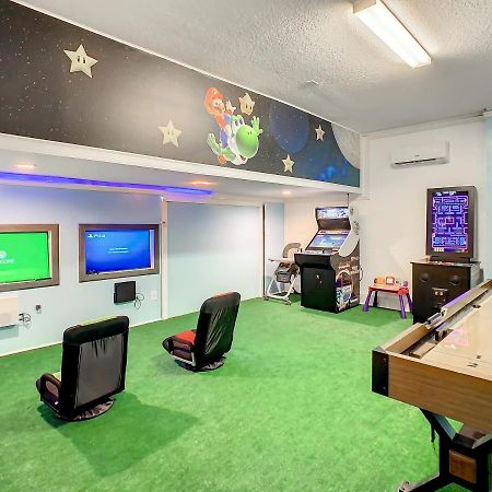7 Bdr Family Themed Home With Mario Games Room And Free Pool Heat Orlando Esterno foto