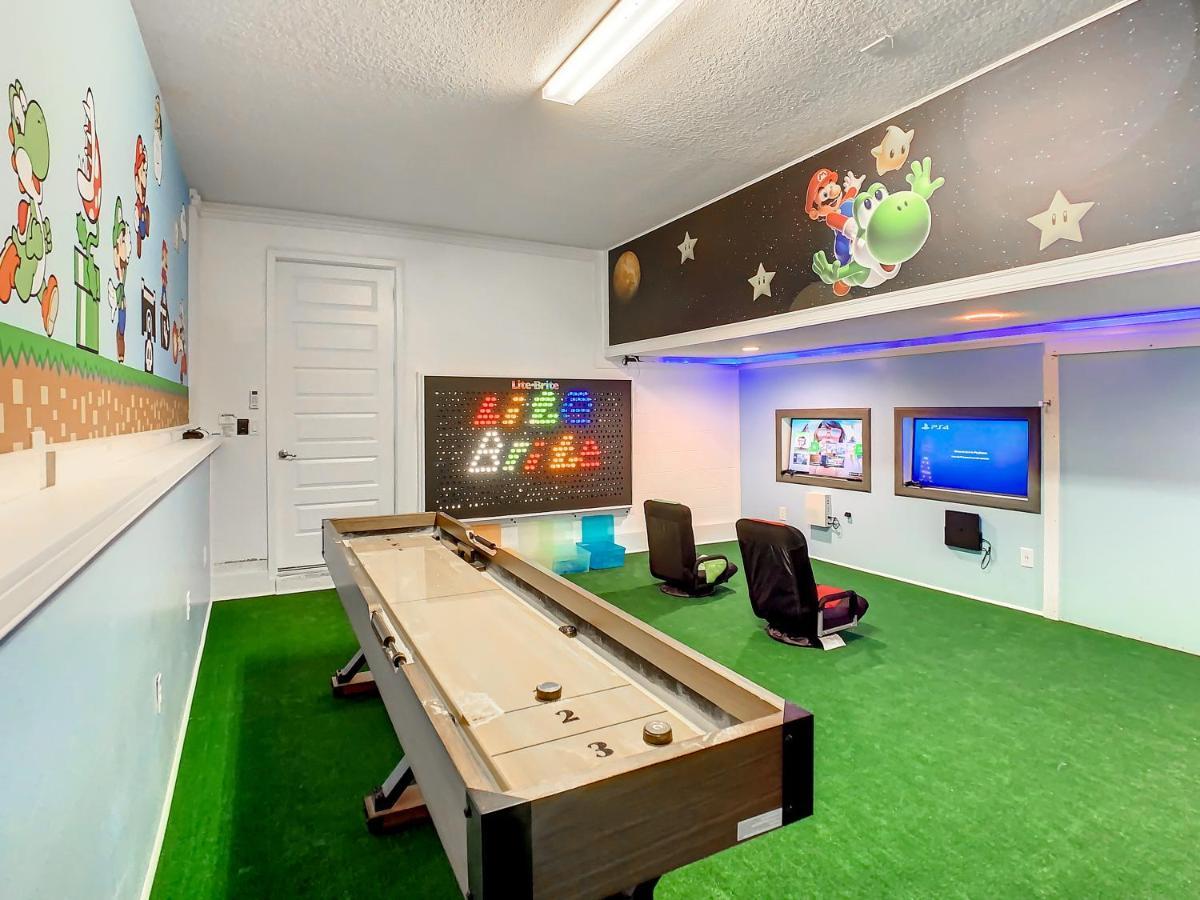 7 Bdr Family Themed Home With Mario Games Room And Free Pool Heat Orlando Esterno foto